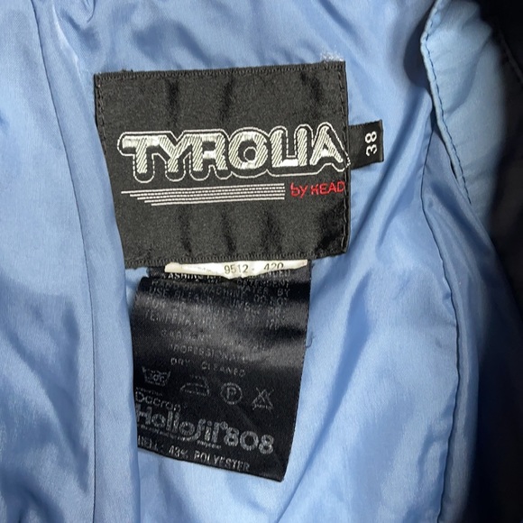 Vintage Tyrolia by Head Ski Snow Blue Overalls - Men Size 38 - Picture 3 of 5